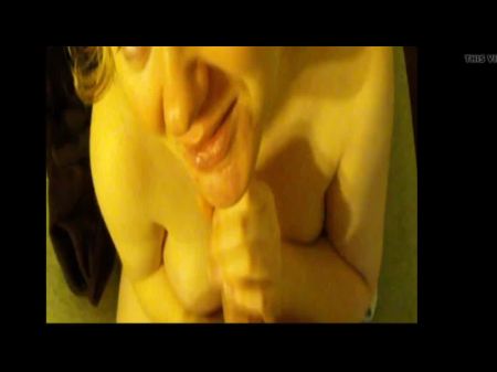 rubbing cock on face